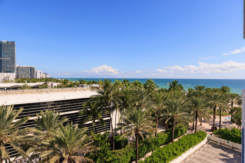 ocean view from balcony