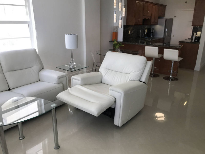 kitchen seen from living room