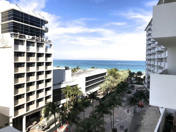 beach view from balcony