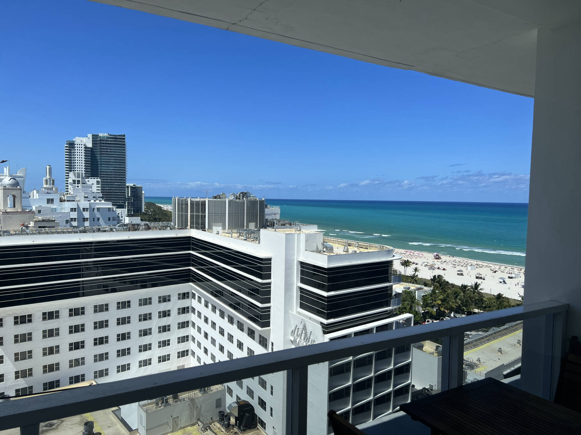 ocean view from balcony