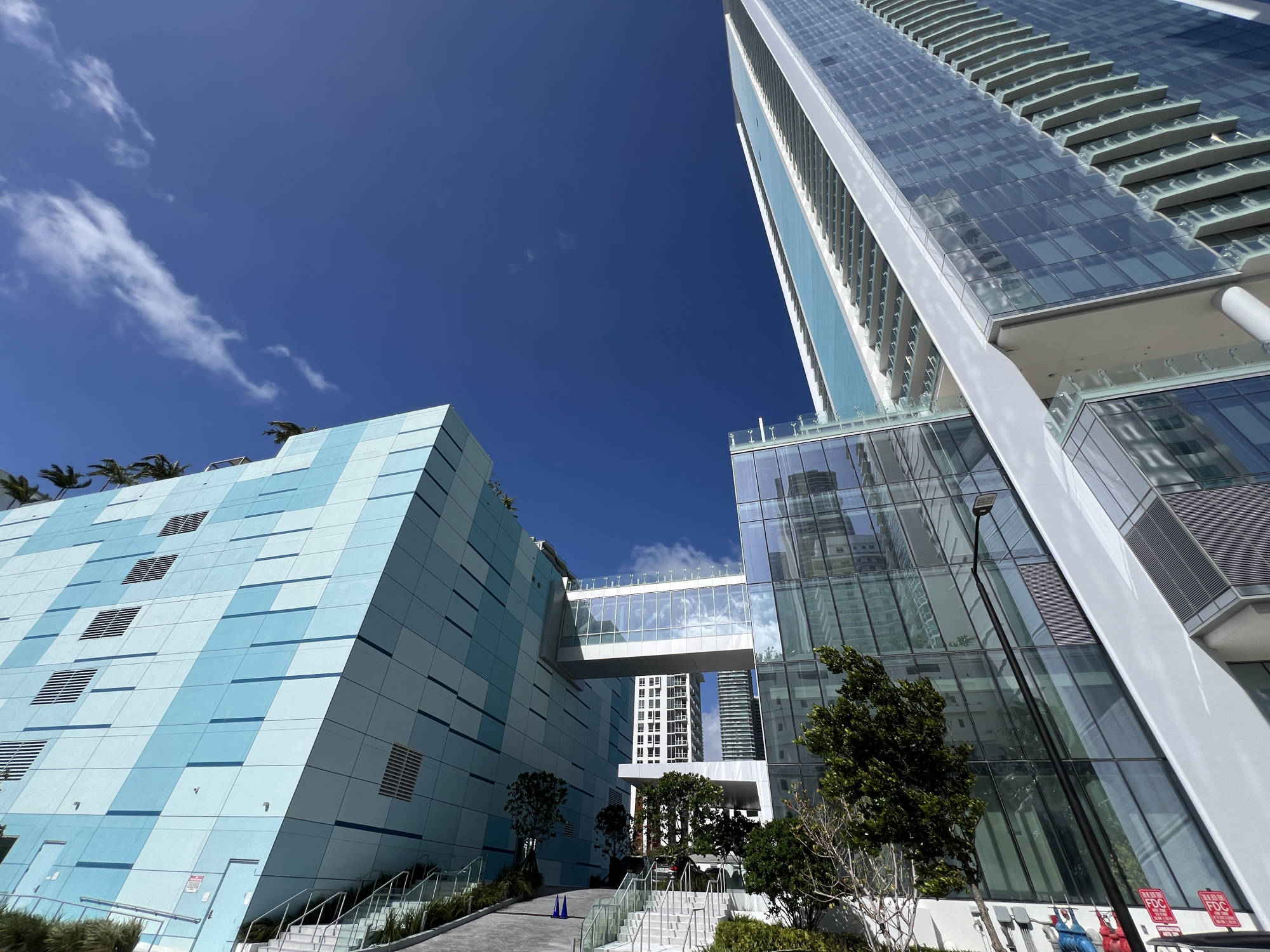 view of the building in Edgewater