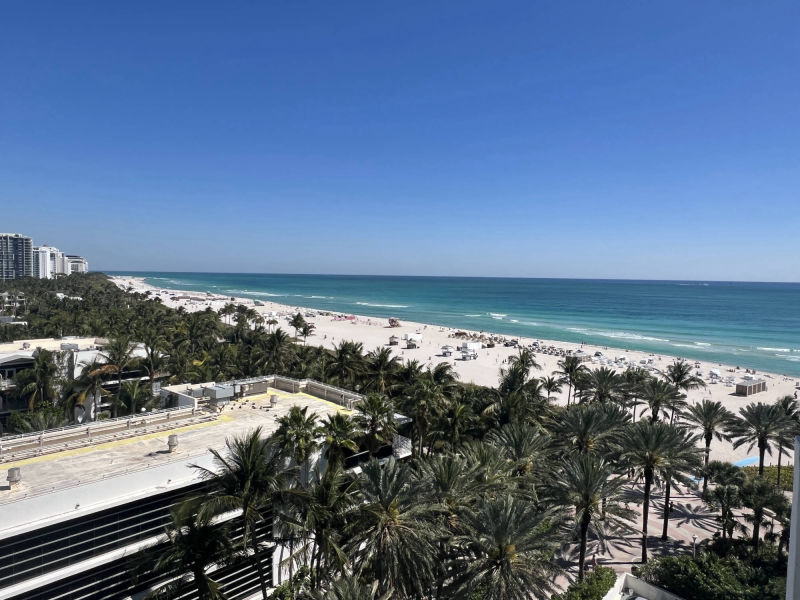 ocean view from balcony