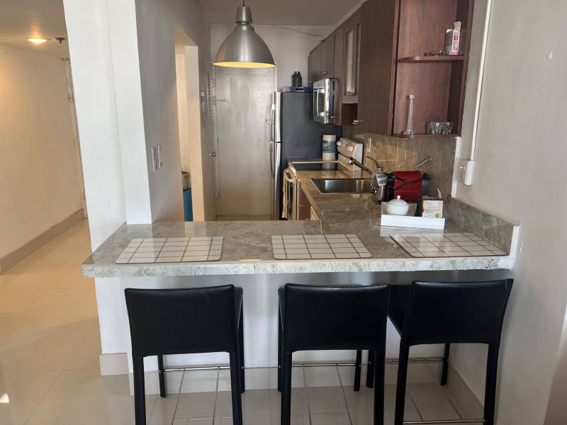kitchen with dining area