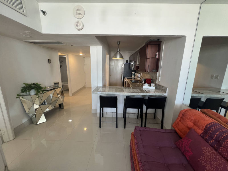 living room and kitchen