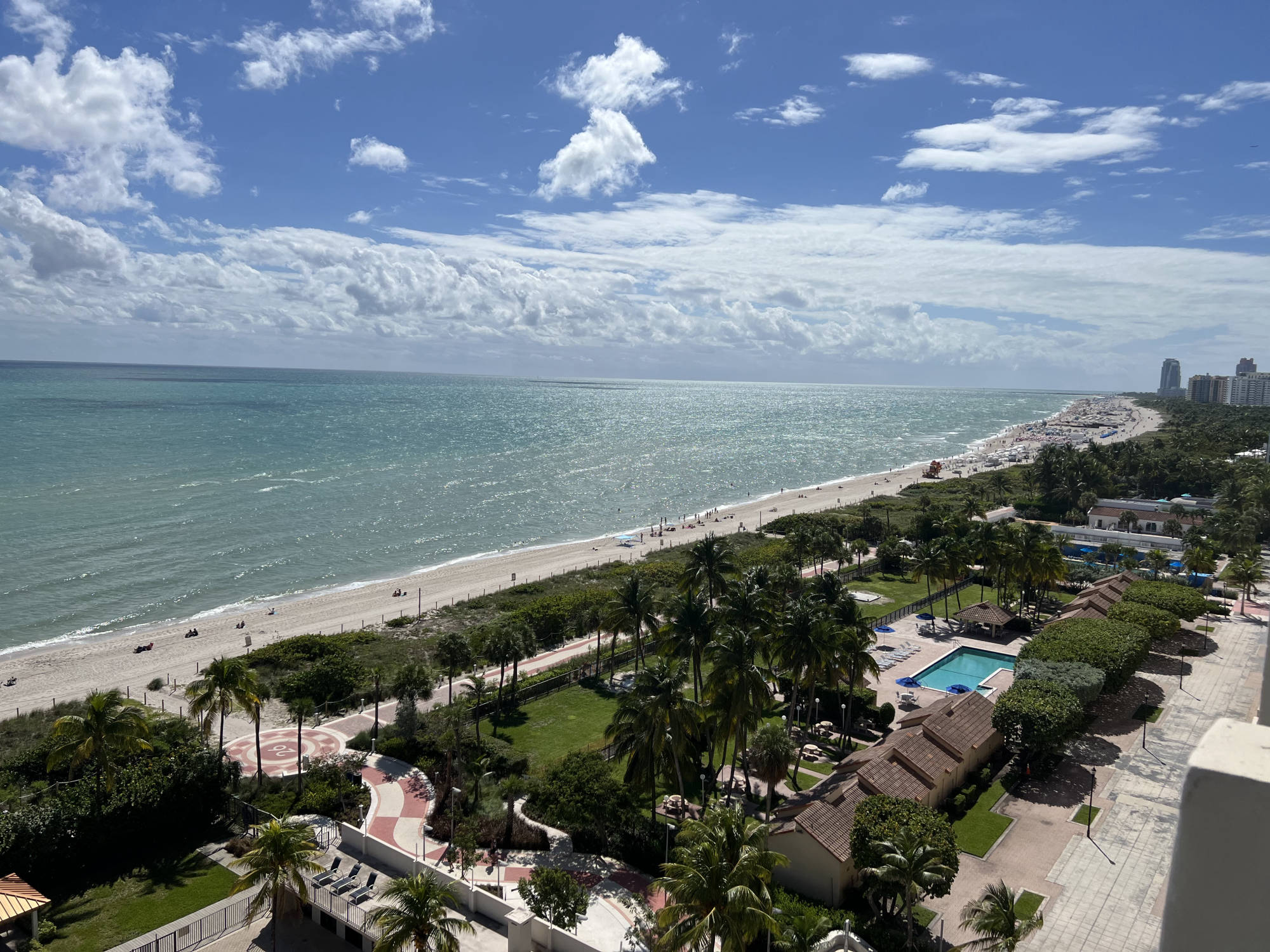 ocean view from balcony