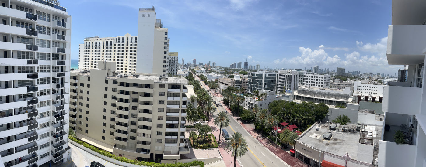 panorama of balcony view