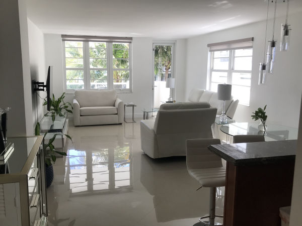 view of the living room