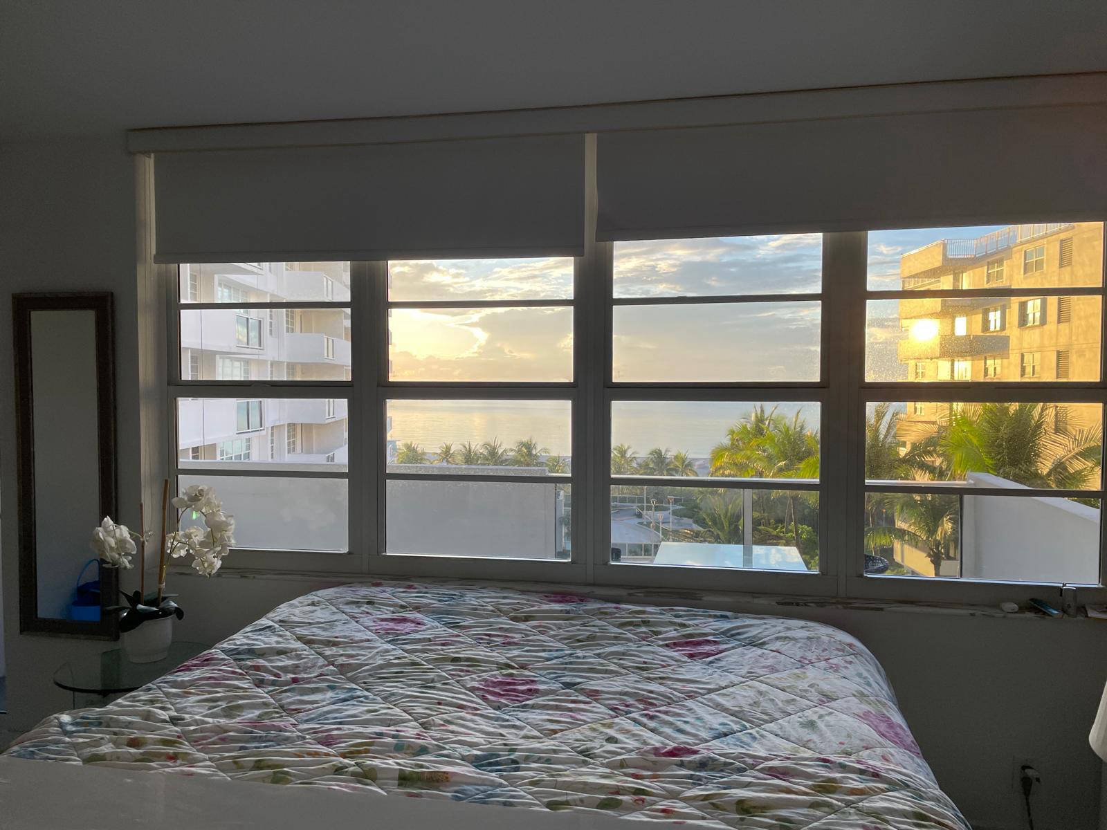 view from bed
