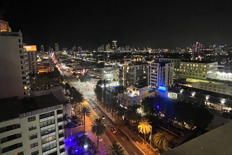 night view from Penthouse